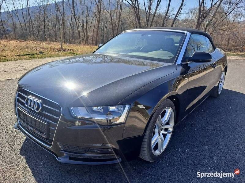 Używany Audi A5 Cabriolet S-Line 2014 Czarny Kabriolet