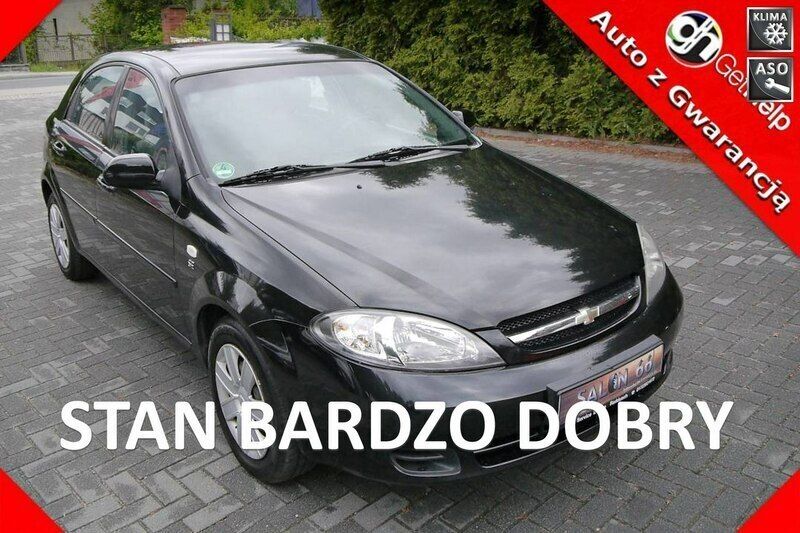 Czarny (metalik) Używany 2006 Chevrolet Lacetti Hatchback | 8100 zł (Drogi) - Obraz 1/4