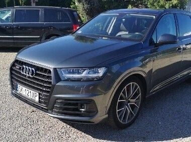Szary Używany 2017 Audi SQ7 SUV | 189 900 zł - Obraz 1/4
