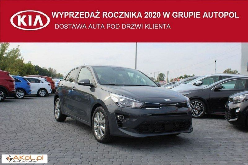 Szary (metalik) Używany 2020 Kia Rio 2 Hatchback | 78 366 zł - Obraz 1/4