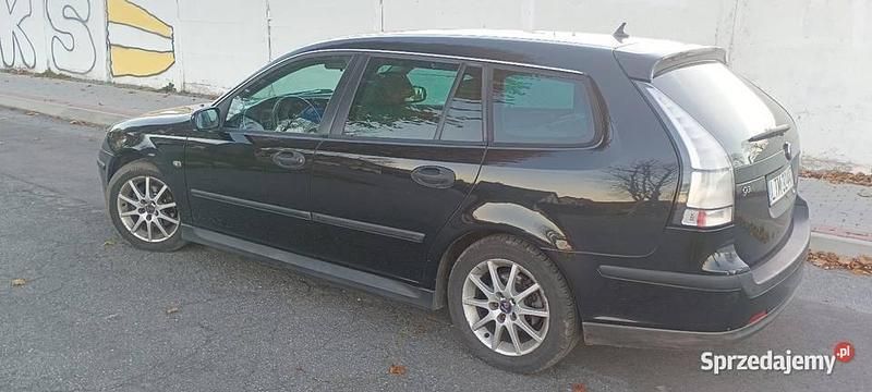 Używany Saab 9-3 2007 Czarny Kombi