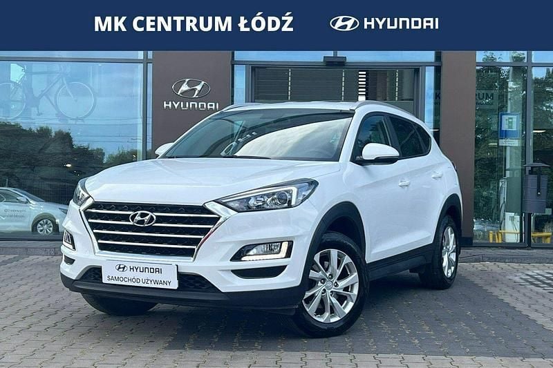 Biały Używany 2020 Hyundai Tucson Comfort SUV | 84 900 zł (Uczciwa cena) - Obraz 1/4