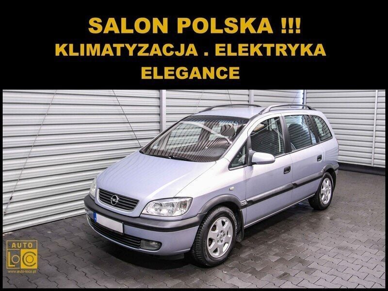 Srebrny Używany 2001 Opel Zafira Minivan | 4877 zł (Uczciwa cena) - Obraz 1/4