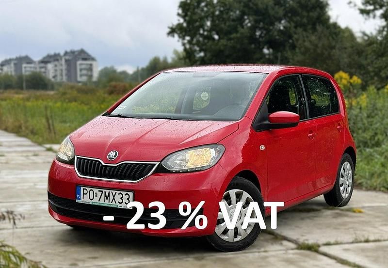 Czerwony Używany 2019 Skoda Citigo Hatchback | 26 900 zł (Uczciwa cena) - Obraz 1/4