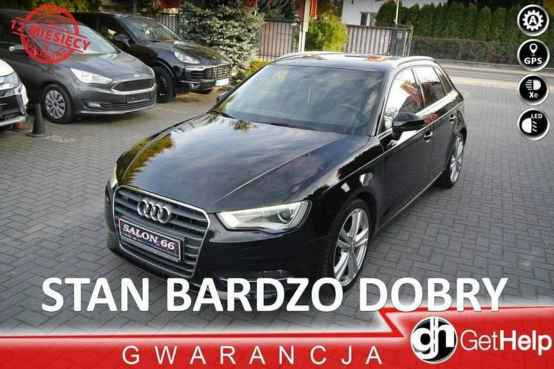 Czarny Używany 2015 Audi A3 S-Line Hatchback | 47 800 zł (Dobra cena) - Obraz 1/4
