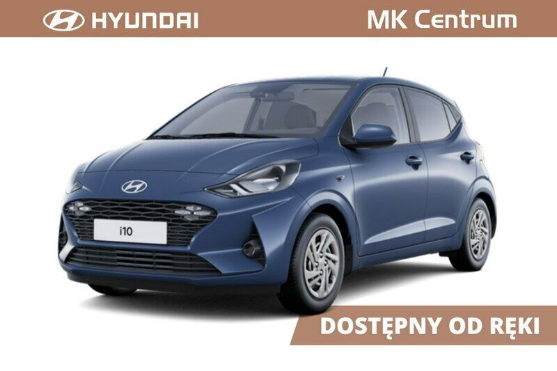 Niebieski Nowe 2025 Hyundai i10 Pure Hatchback | 68 300 zł - Obraz 1/4