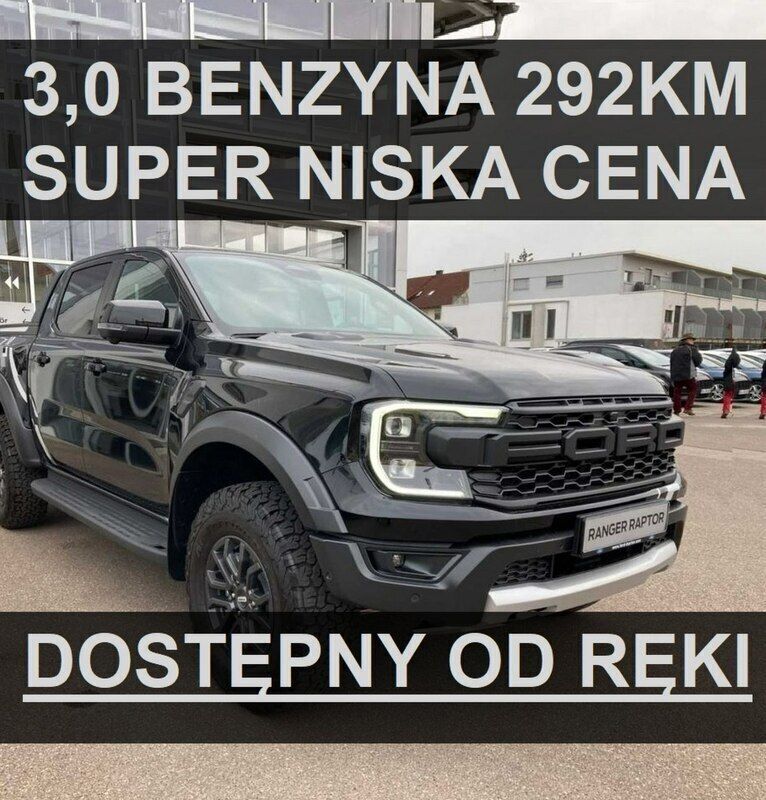 Używany Ford Ranger Raptor 292 KM (214 kW) 2024 Czarny (metalik) Pickup