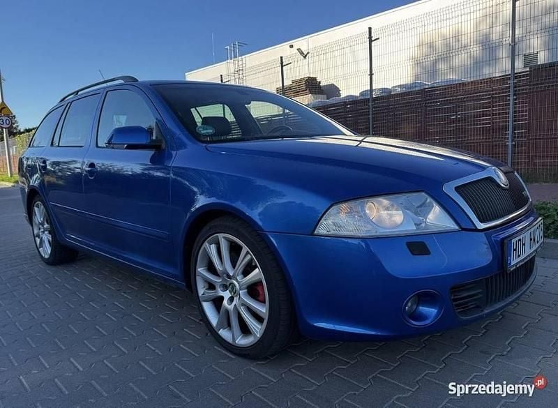 Niebieski Używany 2008 Skoda Octavia vRS Kombi | 12 900 zł (Dobra cena) - Obraz 1/4