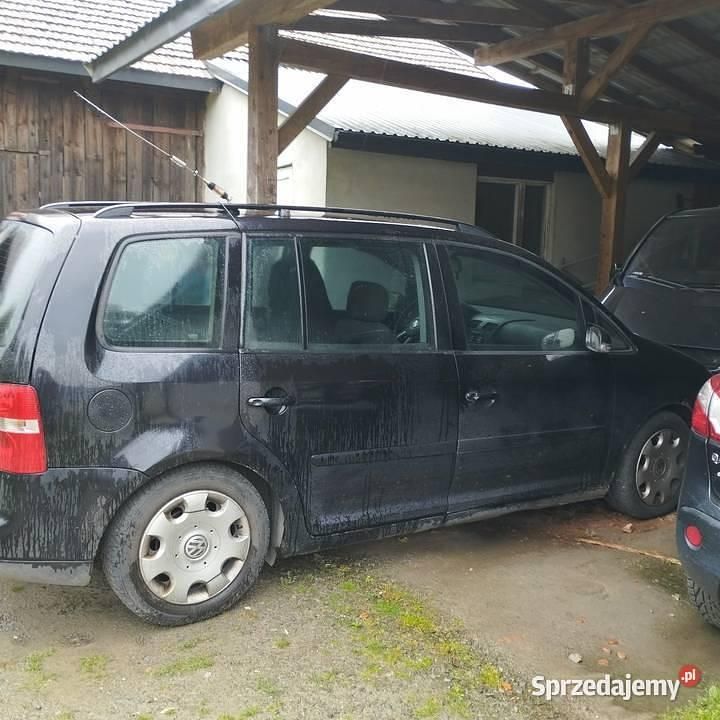 Czarny Używany 2003 VW Touran Minivan | 3800 zł (Drogi) - Obraz 1/1