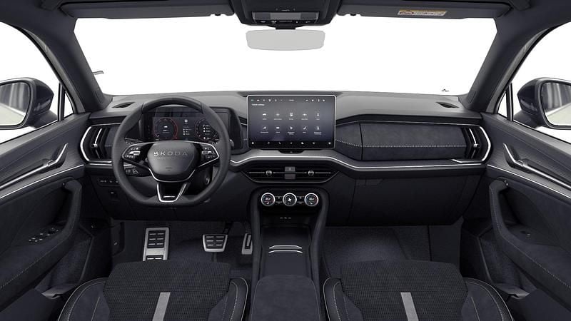 Szary steel niemetalizowany Nowe 2026 Skoda Kodiaq SportLine SUV | 267 700 zł (Dość drogi) - Obraz 1/1