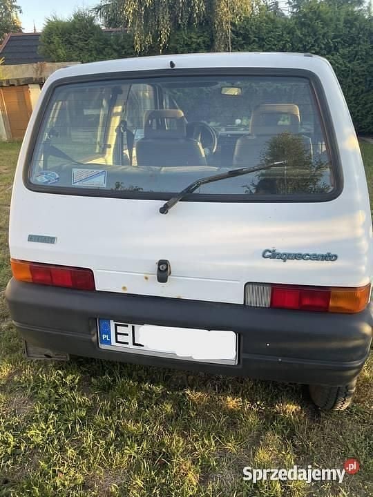 Biały Używany 1995 Fiat Cinquecento Hatchback | 2000 zł - Obraz 1/1