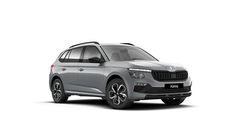 Nowe Skoda Kamiq Drive 110 KM (80 kW) 2026 Srebrny smokey diamond metalizowany SUV