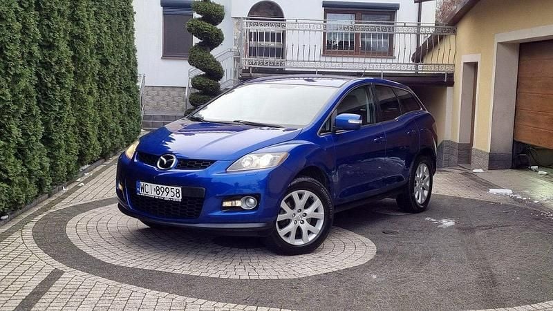 Niebieski ciemny (metalik) Używany 2008 Mazda CX-7 SUV | 17 900 zł (Uczciwa cena) - Obraz 1/4