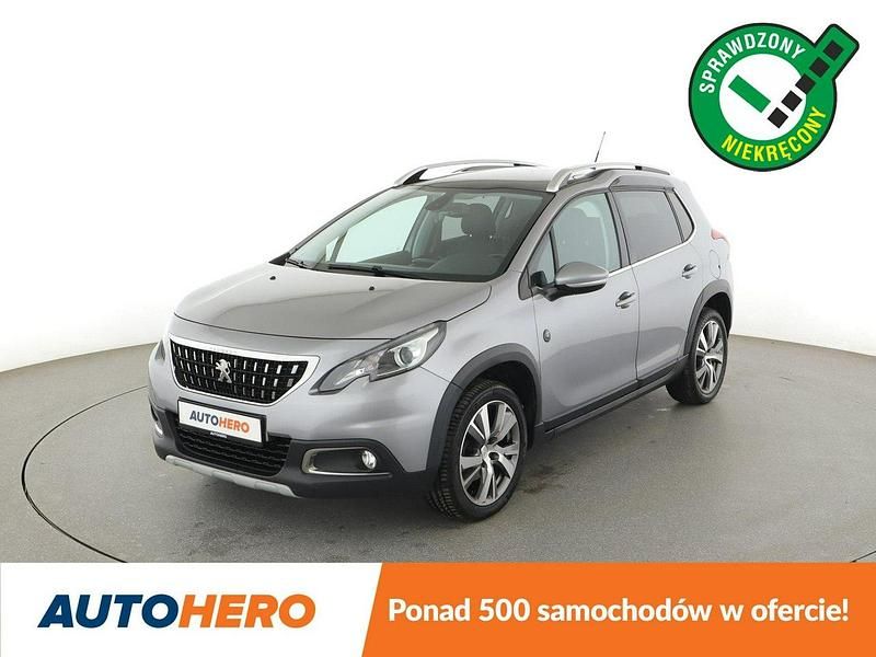 Szary Używany 2019 Peugeot 2008 SUV | 44 900 zł (Dobra cena) - Obraz 1/3