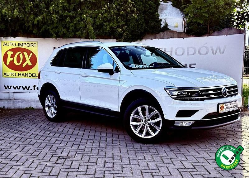 Biały Używany 2016 VW Tiguan SUV | 79 900 zł (Dość drogi) - Obraz 1/4