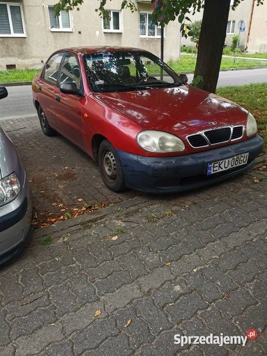 Używany Chevrolet Lanos 2001 Bordowy Sedan/Limuzyna