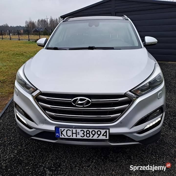 Srebrny Używany 2015 Hyundai Tucson SUV | 49 999 zł (Dobra cena) - Obraz 1/4