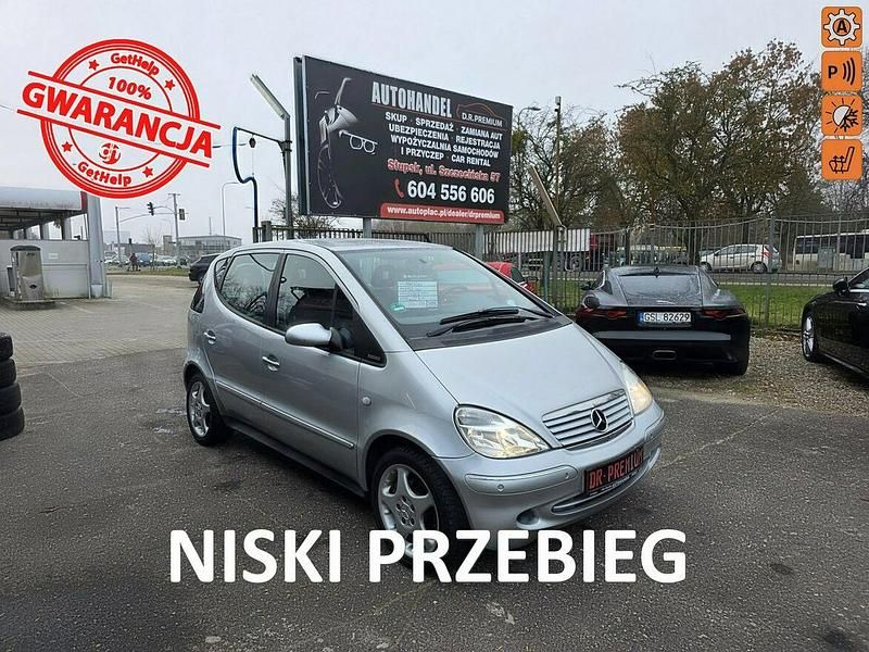 Srebrny Używany 2001 Mercedes A160 Elegance Hatchback | 9490 zł - Obraz 1/4