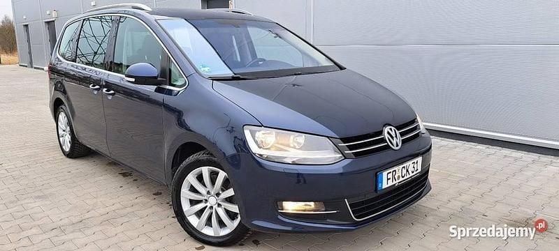 Granatowy Używany 2010 VW Sharan Minivan | 39 800 zł (Uczciwa cena) - Obraz 1/4