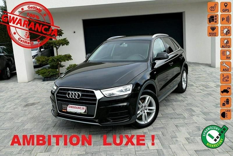 Czarny Używany 2016 Audi Q3 SUV | 65 900 zł (Uczciwa cena) - Obraz 1/4