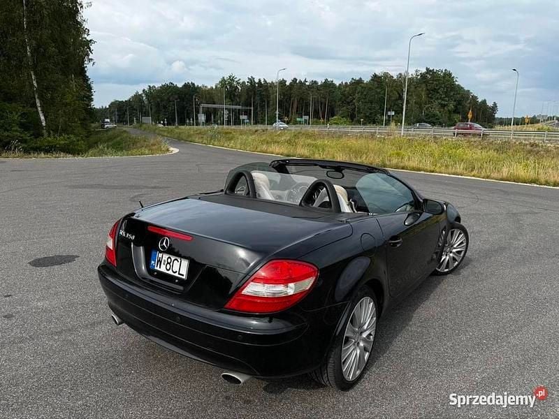 Czarny Używany 2005 Mercedes SLK350 Kabriolet | 45 000 zł - Obraz 1/4
