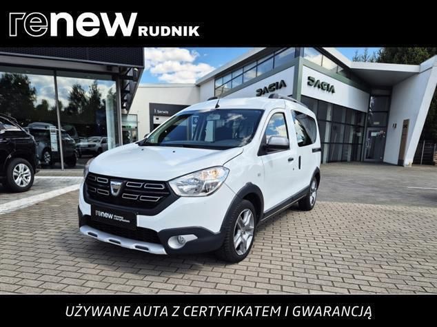 Biały Używany 2020 Dacia Dokker Stepway Van | 49 500 zł (Uczciwa cena) - Obraz 1/4