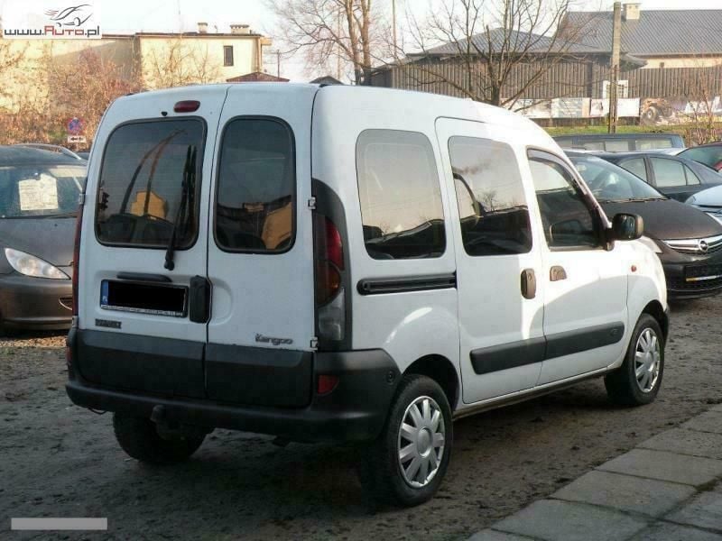 Używany Renault Kangoo 65 KM (47 kW) 2002 Biały Minivan