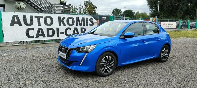 Niebieski Używany 2019 Peugeot 208 Hatchback | 49 500 zł (Drogi) - Obraz 1/4