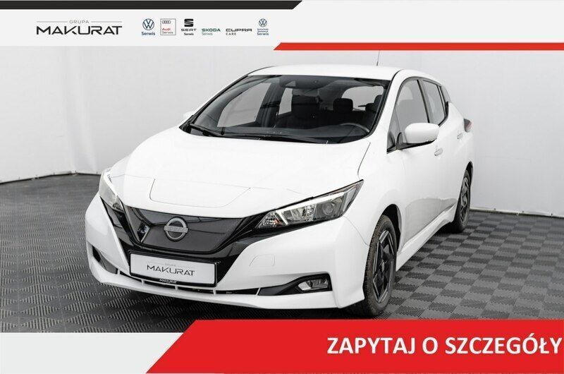 Biały (metalik) Używany 2022 Nissan Leaf Acenta Hatchback | 74 850 zł (Uczciwa cena) - Obraz 1/4