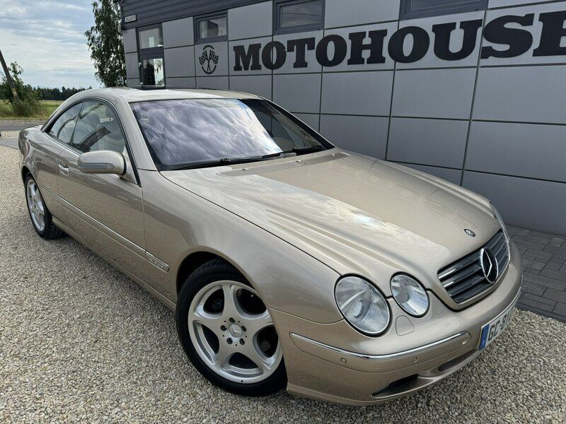 Żółty Używany 2000 Mercedes CL600 Coupe | 99 900 zł - Obraz 1/4