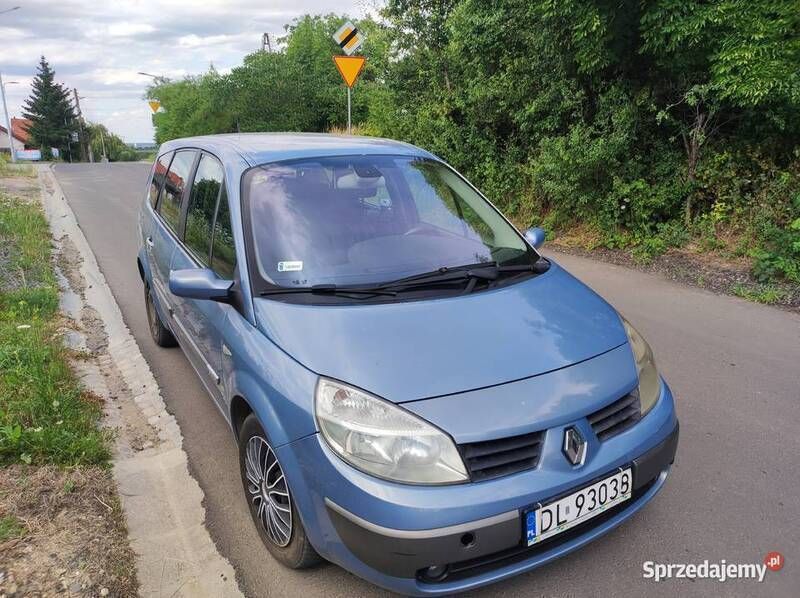 Niebieski Używany 2004 Renault Grand Scénic II Minivan | 6500 zł (Drogi) - Obraz 1/4