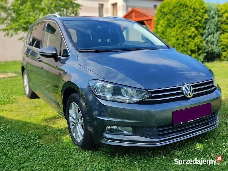 Grafitowy Używany 2016 VW Touran Minivan | 39 500 zł - Obraz 1/3