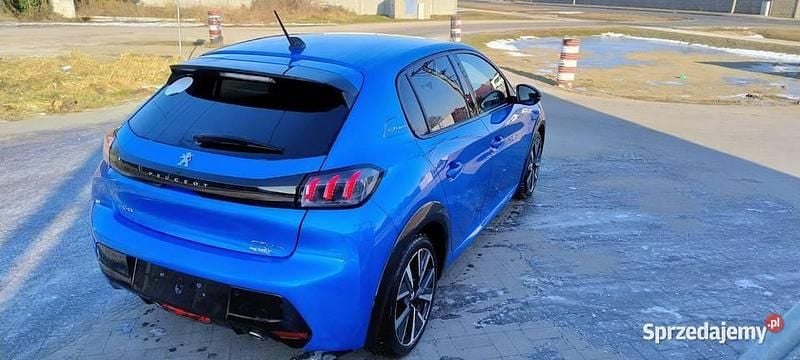 Niebieski Używany 2020 Peugeot 208 GT-line Hatchback | 51 900 zł (Drogi) - Obraz 1/4