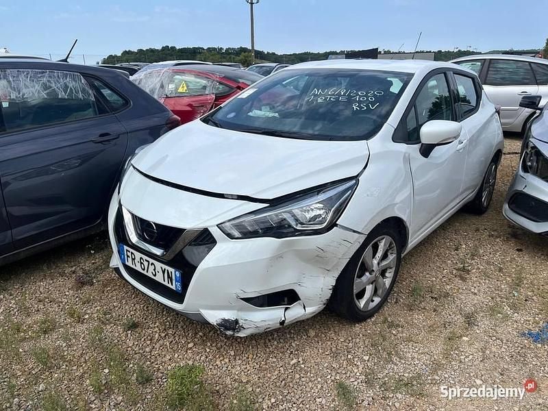 Biały Używany 2020 Nissan Micra Hatchback | 20 600 zł - Obraz 1/4