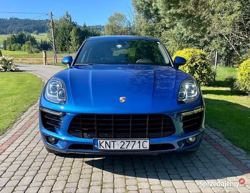 Niebieski Używany 2017 Porsche Macan SUV | 110 000 zł (Dość drogi) - Obraz 1/4