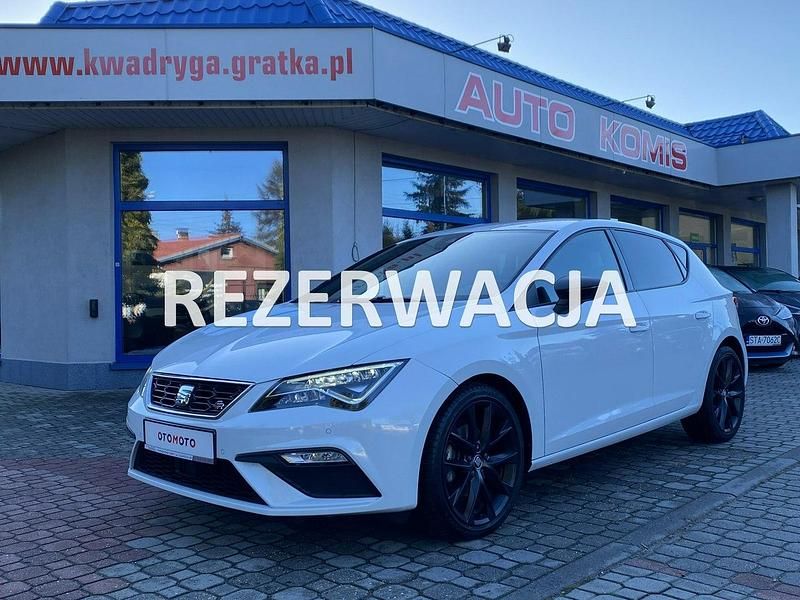 Biały Używany 2019 Seat Leon FR Hatchback | 79 900 zł (Drogi) - Obraz 1/1