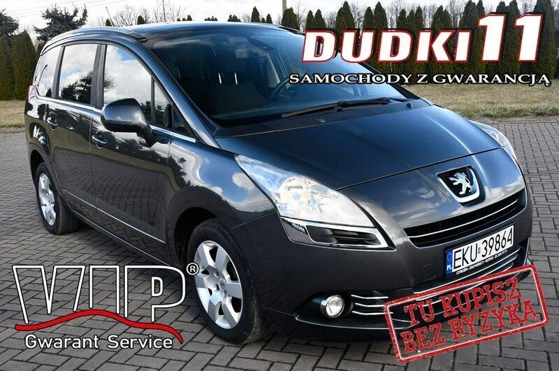 Zielony Używany 2013 Peugeot 5008 Minivan | 21 900 zł (Uczciwa cena) - Obraz 1/4