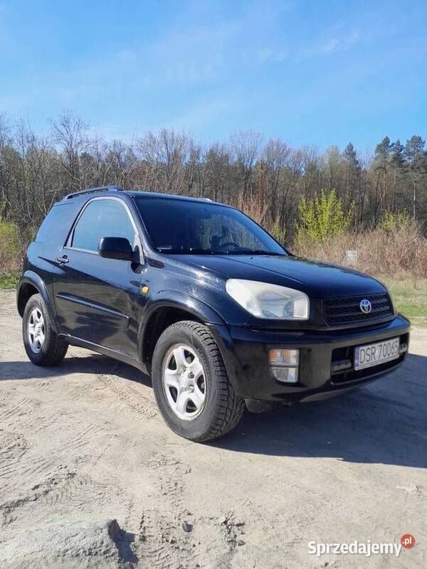 Czarny Używany 2002 Toyota RAV4 SUV | 15 500 zł (Dobra cena) - Obraz 1/4