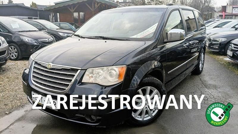 Niebieski Używany 2008 Chrysler Grand Voyager Minivan | 26 900 zł - Obraz 1/4