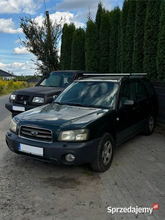 Zielony Używany 2003 Subaru Forester SUV | 9900 zł (Uczciwa cena) - Obraz 1/3