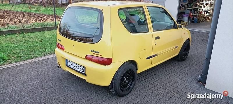 Używany Fiat Seicento 1998 Żółty Hatchback