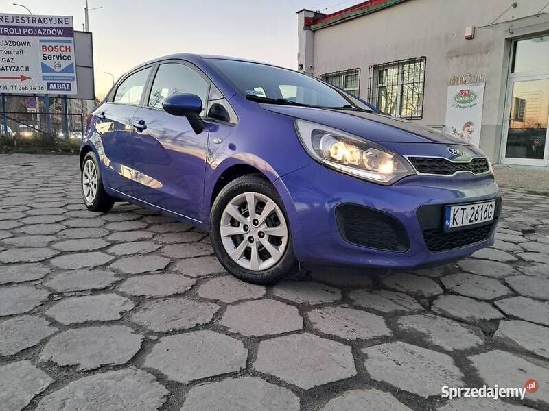 Używany Kia Rio 2014 Niebieski Hatchback
