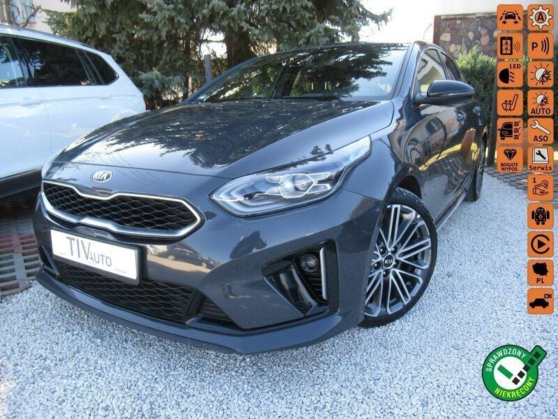 Szary (metalik) Używany 2021 Kia ProCeed 2 Hatchback | 71 460 zł (Super Cena) - Obraz 1/4