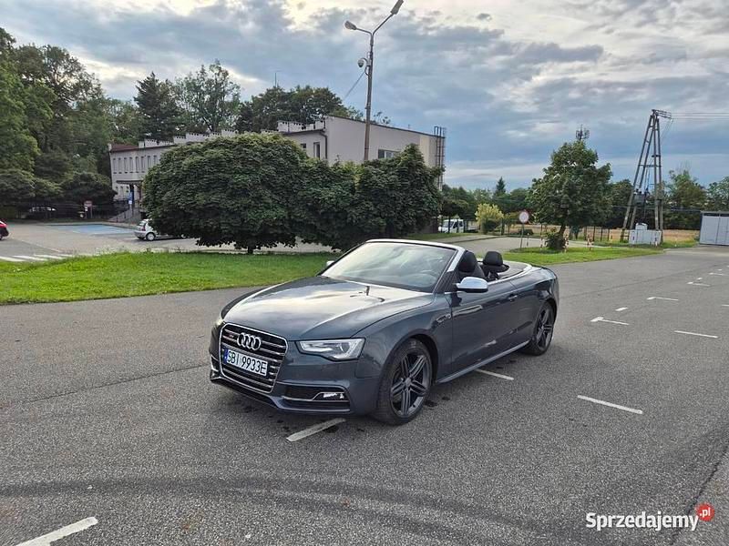 Szary Używany 2010 Audi S5 Cabriolet Kabriolet | 72 000 zł - Obraz 1/4