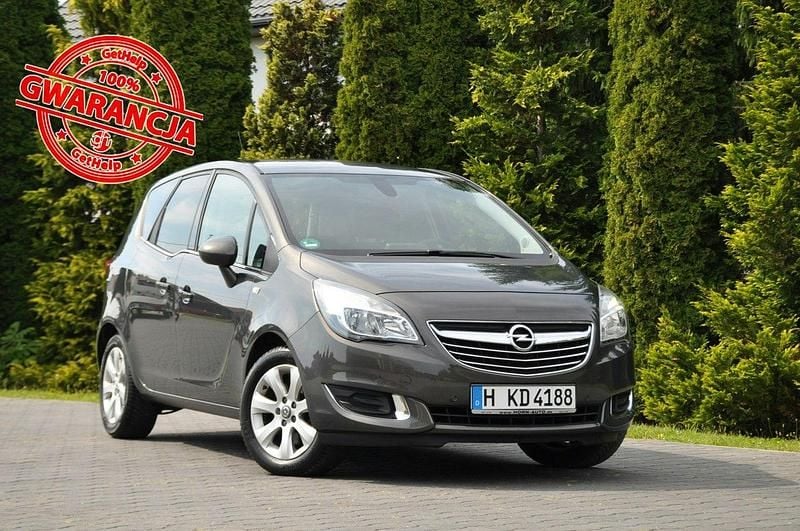 Szary Używany 2016 Opel Meriva Minivan | 33 900 zł (Uczciwa cena) - Obraz 1/4