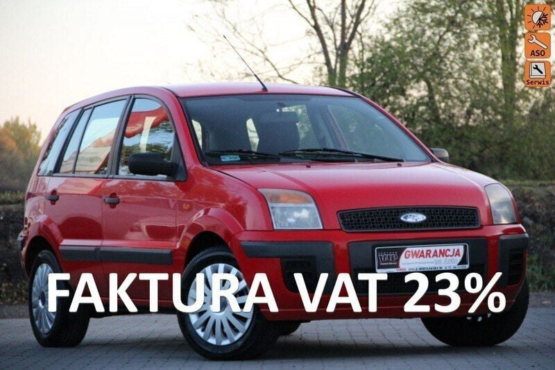 Czerwony (metalik) Używany 2009 Ford Fusion Hatchback | 9900 zł - Obraz 1/4