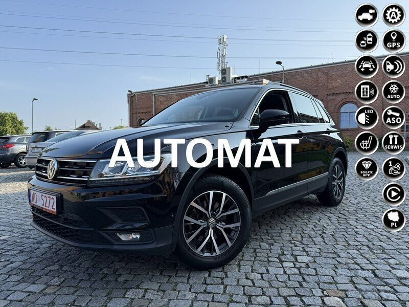 Czarny (metalik) Używany 2019 VW Tiguan SUV | 68 900 zł - Obraz 1/4