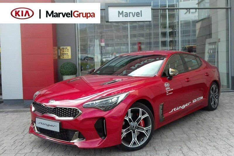 Czerwony (metalik) Używany 2017 Kia Stinger 2 Sedan/Limuzyna | 212 000 zł - Obraz 1/1