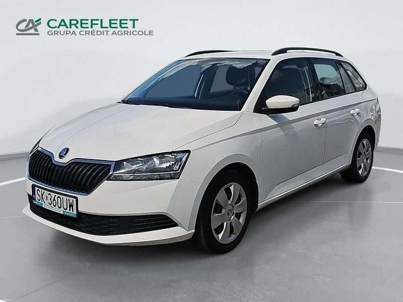 Biały Używany 2021 Skoda Fabia Ambition Kombi | 29 500 zł (Dobra cena) - Obraz 1/4