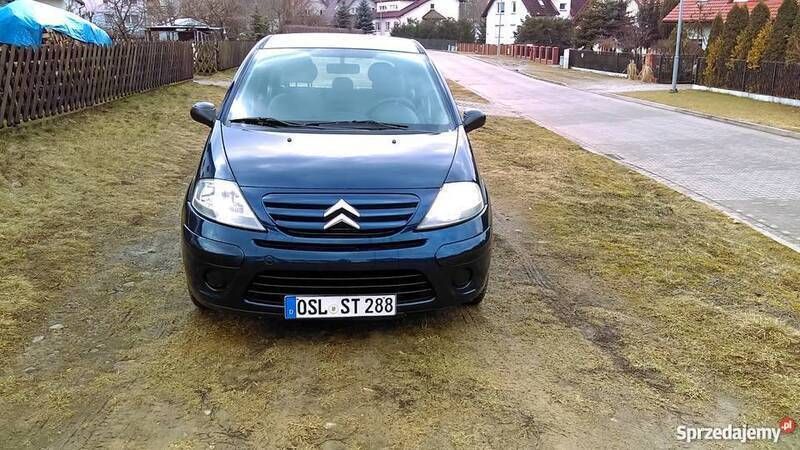 Niebieski Używany 2008 Citroën C3 Hatchback | 8900 zł (Dość drogi) - Obraz 1/4